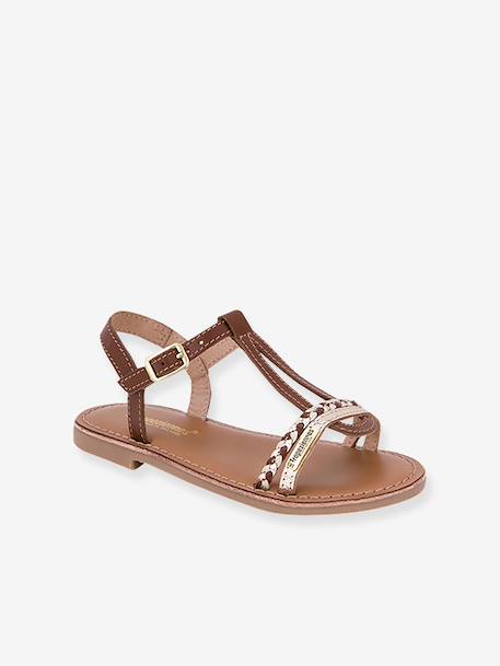 Sandales Badou Tan marron - vertbaudet enfant 