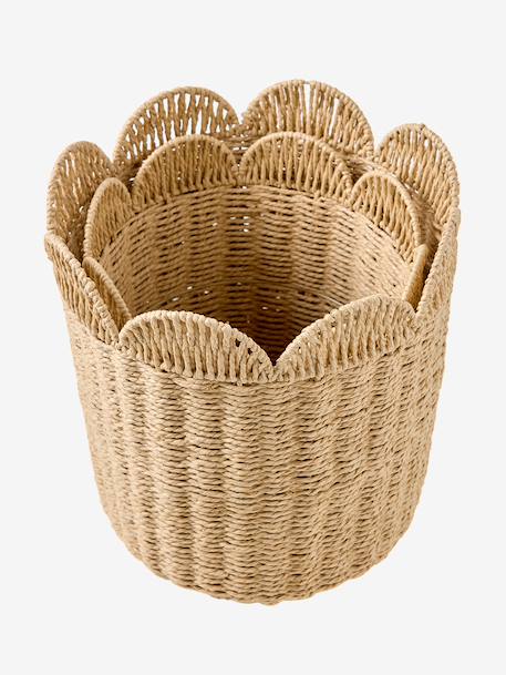 Set van 2 opbergmanden beige - vertbaudet enfant 