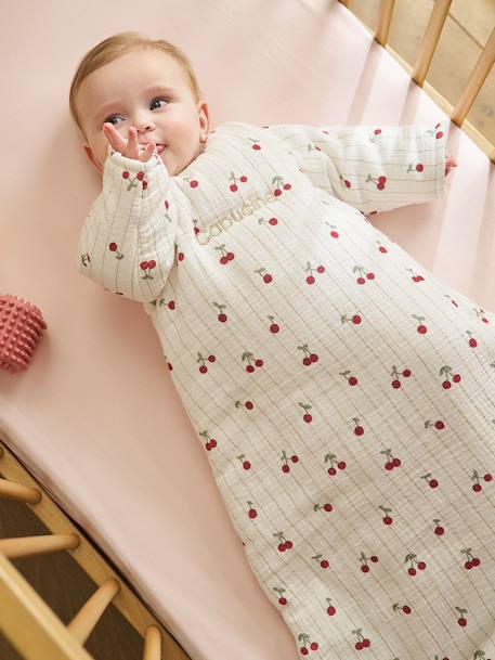 Gigoteuse manches amovibles personnalisable écru - vertbaudet enfant 