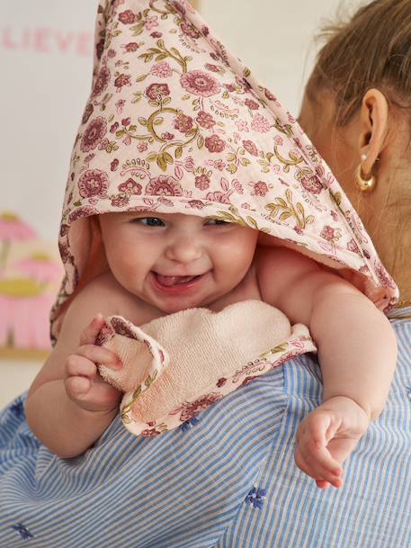 Bébé-Cape de bain et gant LATIKA