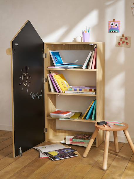 Bibliothèque rangement ardoise maison ARTISTE bois - vertbaudet enfant 