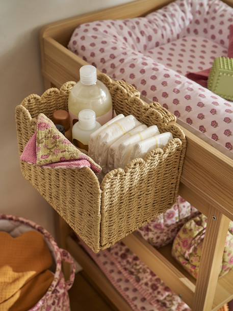 Panier de rangement pour table à langer FESTON beige - vertbaudet enfant 