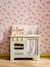 Cuisine en bois FSC® avec accessoires écru+rose+vert sauge - vertbaudet enfant 