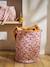 Panier matelassé imprimé fleurs rose - vertbaudet enfant 