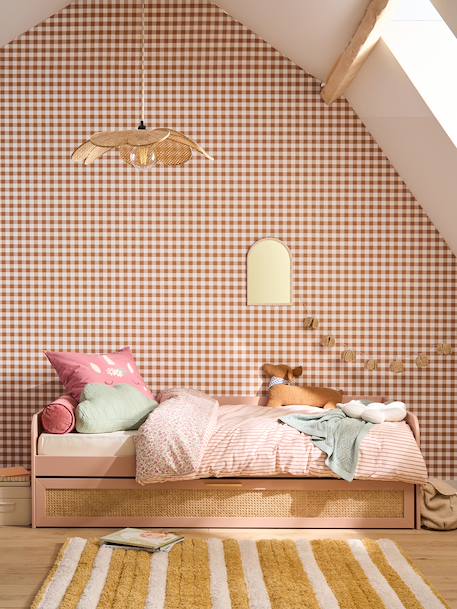 POESIE kinderbed 90x190cm rozen - vertbaudet enfant 