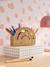 Pot crayons corde de papier arc-en-ciel beige - vertbaudet enfant 