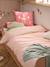 Parure housse de couette et taie d'oreiller corail - vertbaudet enfant 