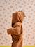 Peignoir enfant Dinosaure personnalisable BLEU MOYEN+camel - vertbaudet enfant 