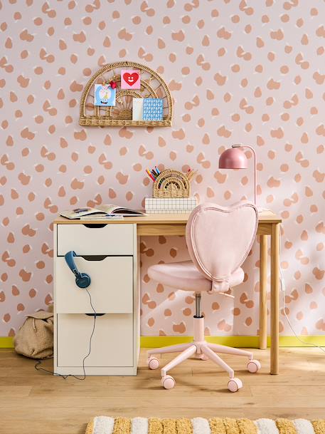 Bureau bois enfant avec tiroirs CHARLY blanc - vertbaudet enfant 