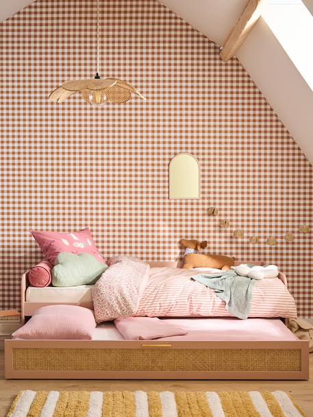 POESIE kinderbed 90x190cm rozen - vertbaudet enfant 