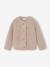 Veste fille sherpa doublée léopard collection capsule mère-fille taupe - vertbaudet enfant 