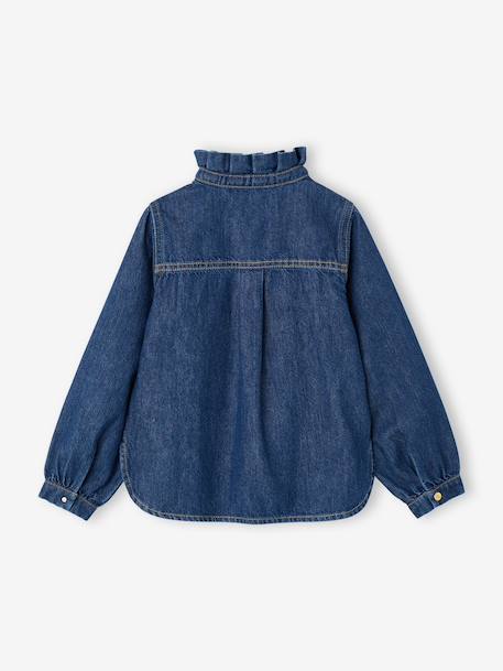 Blouse fille en jean Capsule mère-fille double stone - vertbaudet enfant 