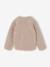 Veste fille sherpa doublée léopard collection capsule mère-fille taupe - vertbaudet enfant 