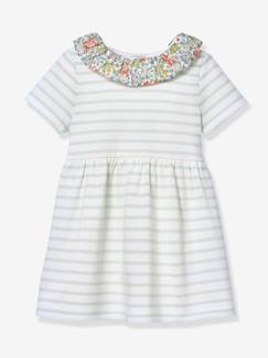 -Gemarmerde jurk baby