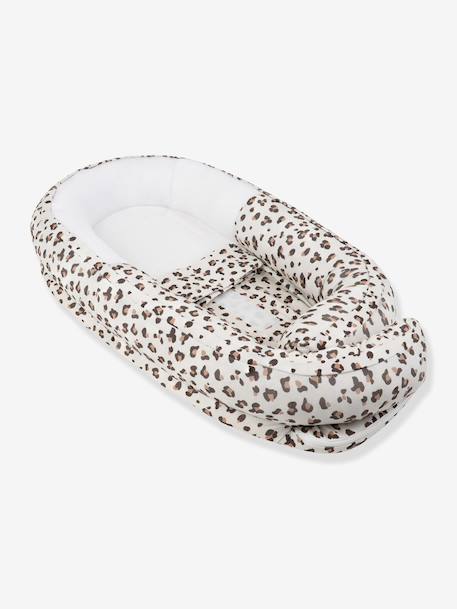 Verkleinkussen meegroeibed BABYMOOV Doomoo Cocoon beige, bedrukt+grijs - vertbaudet enfant 