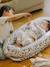 Verkleinkussen meegroeibed BABYMOOV Doomoo Cocoon beige, bedrukt+grijs - vertbaudet enfant 