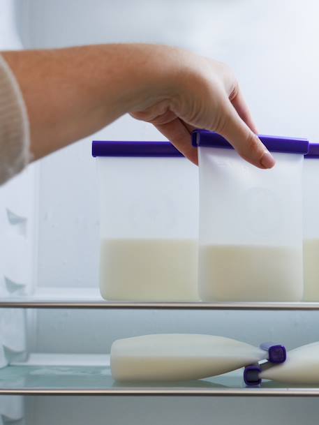 Lot 5 sachets conservation lait maternel blanc - vertbaudet enfant 