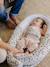 Verkleinkussen meegroeibed BABYMOOV Doomoo Cocoon beige, bedrukt+grijs - vertbaudet enfant 