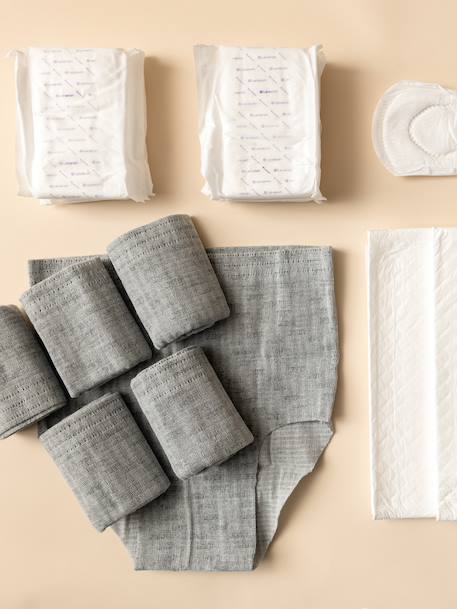 Kit de protection postpartum blanc - vertbaudet enfant 