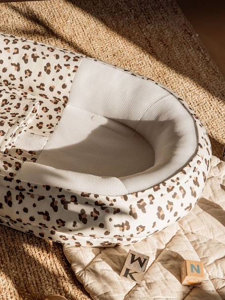 Verkleinkussen meegroeibed BABYMOOV Doomoo Cocoon beige, bedrukt+grijs - vertbaudet enfant 