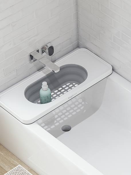 Plateau de bain avec panier blanc - vertbaudet enfant 
