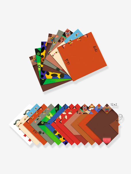 Gemakkelijke Origami - Springdieren DJECO meerkleurig - vertbaudet enfant 