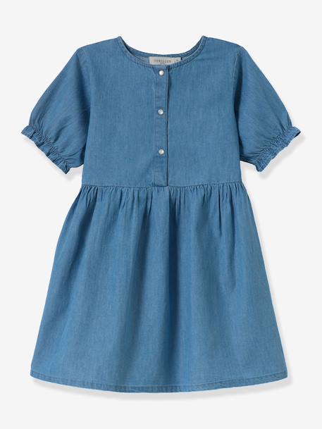 Fille-Robe courte denim