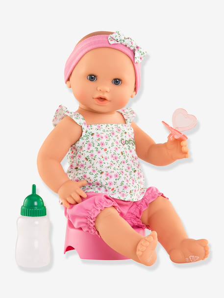 Poupon Emma fait pipi fleurie rose - vertbaudet enfant 