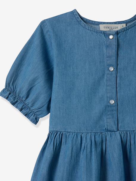 Robe courte denim stone - vertbaudet enfant 