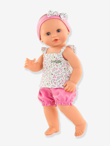 Poupon Emma fait pipi fleurie rose - vertbaudet enfant 