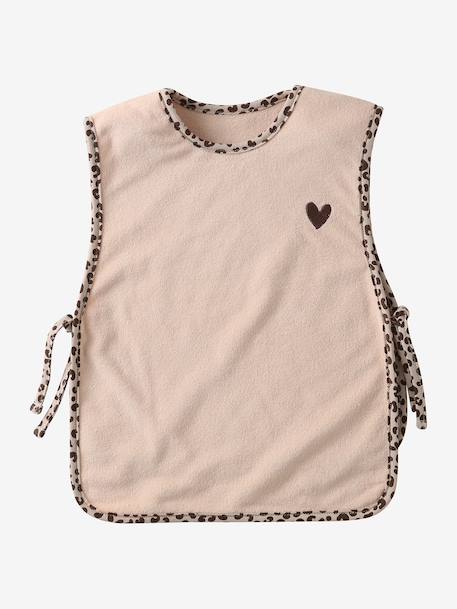 Set van 2 slabbers Lovely Leo hazelnoot+salie+touw - vertbaudet enfant 
