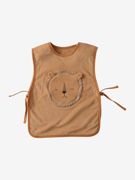 Set van 2 slabbers Lovely Leo hazelnoot+salie+touw - vertbaudet enfant 