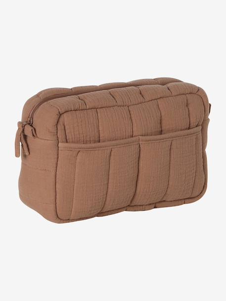 24-uurs tas MAMA TEDDY cappuccino+ecru - vertbaudet enfant 