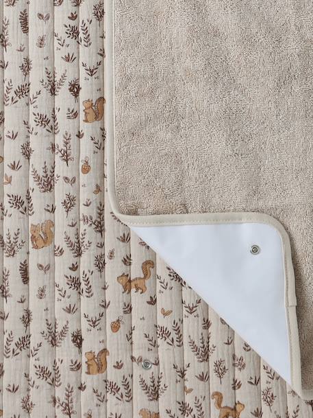 Tapis à langer de voyage cappuccino - vertbaudet enfant 