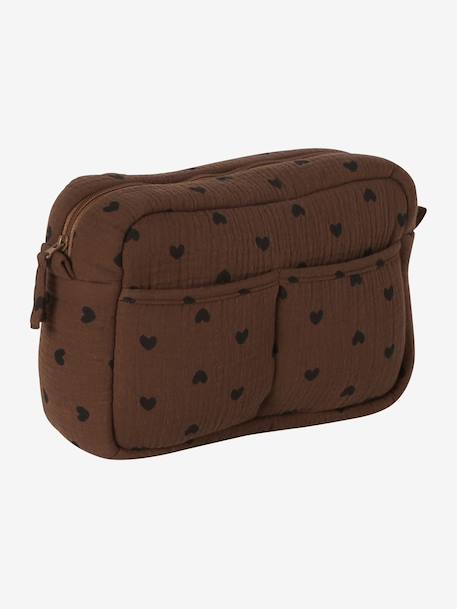 Sac à langer bandoulière 24h noisette - vertbaudet enfant 