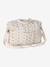 Sac à langer COLINA gaze de coton blanc imprimé+cappuccino+écru - vertbaudet enfant 