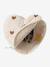 Sac à langer COLINA gaze de coton blanc imprimé+cappuccino+écru - vertbaudet enfant 