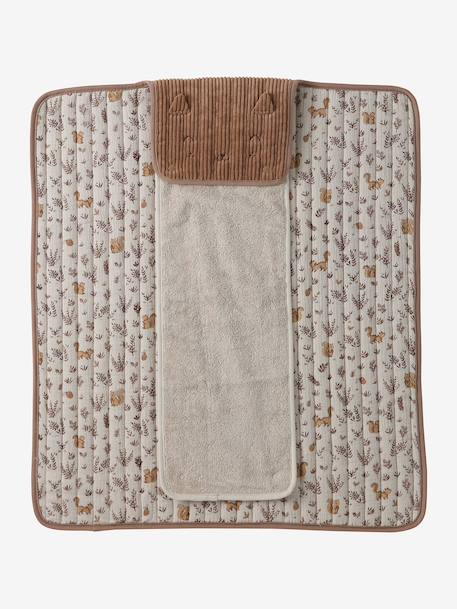 Tapis à langer de voyage cappuccino - vertbaudet enfant 