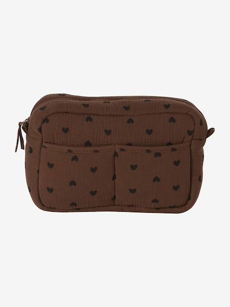 Sac à langer bandoulière 24h noisette - vertbaudet enfant 