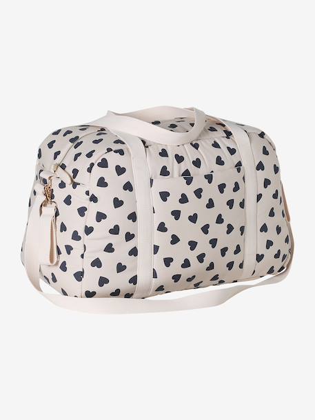 Sac à langer CATALINA 48 h beige imprimé+ficelle - vertbaudet enfant 