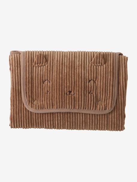 Tapis à langer de voyage cappuccino - vertbaudet enfant 