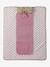 Tapis à langer de voyage écru+noisette+rose imprimé - vertbaudet enfant 