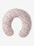 Housse pour coussin d'allaitement beige imprimé+imprimé fleuri+rose imprimé - vertbaudet enfant 