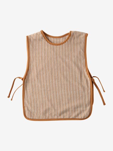 Set van 2 slabbers Lovely Leo hazelnoot+salie+touw - vertbaudet enfant 