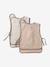 Lot 2 bavoirs tablier bébé ficelle+noisette+sauge - vertbaudet enfant 