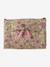 Tapis à langer de voyage écru+noisette+rose imprimé - vertbaudet enfant 