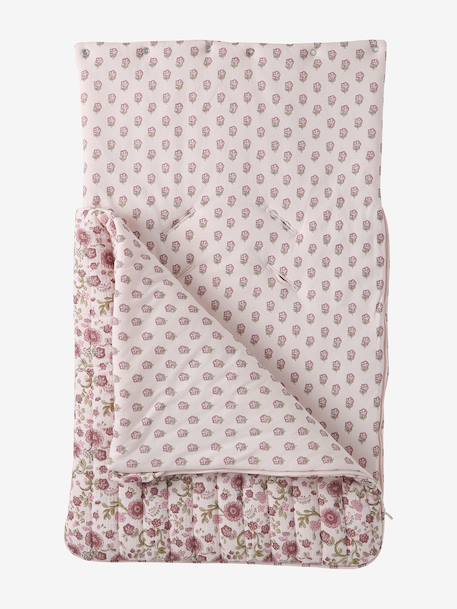 Nid d'ange enveloppant en coton beige imprimé+blanc+bleu glacier+bleu grisé+imprimé grenier+rose imprimé+vanille - vertbaudet enfant 