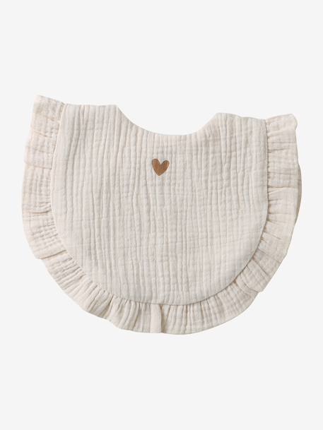 Set van 3 bohemian slabbetjes rouge+salie - vertbaudet enfant 