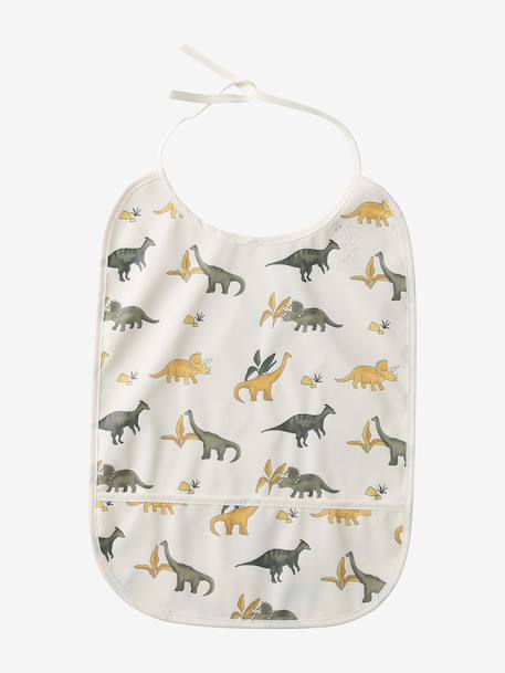 Set van 2 XL slabbetjes hazelnoot+mosterdgeel - vertbaudet enfant 