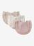 Lot 3 bavoirs bohème à volants blush+sauge - vertbaudet enfant 